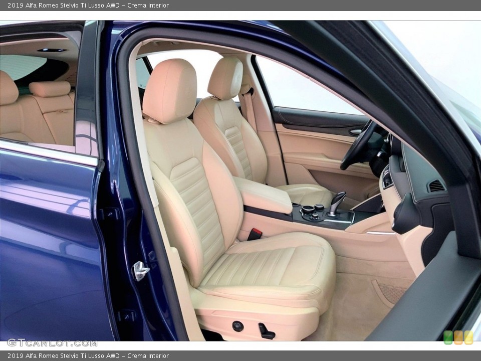 Crema Interior Front Seat for the 2019 Alfa Romeo Stelvio Ti Lusso AWD #146663827