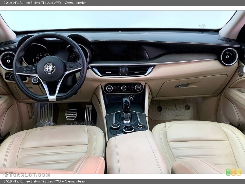 Crema Interior Dashboard for the 2019 Alfa Romeo Stelvio Ti Lusso AWD #146663880