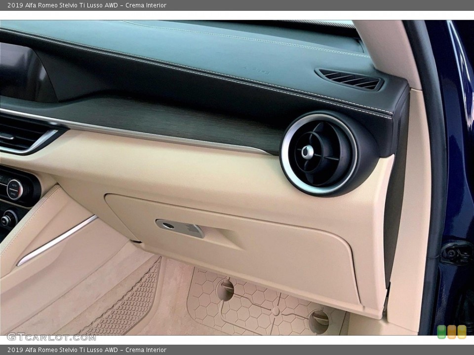 Crema Interior Dashboard for the 2019 Alfa Romeo Stelvio Ti Lusso AWD #146663887