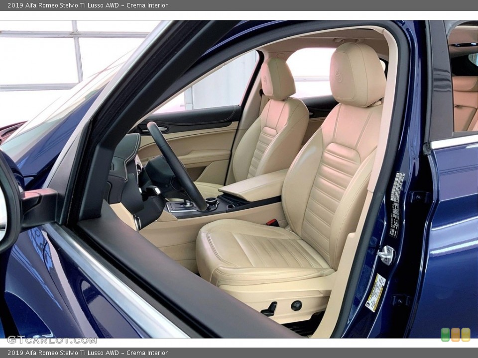 Crema Interior Front Seat for the 2019 Alfa Romeo Stelvio Ti Lusso AWD #146663899