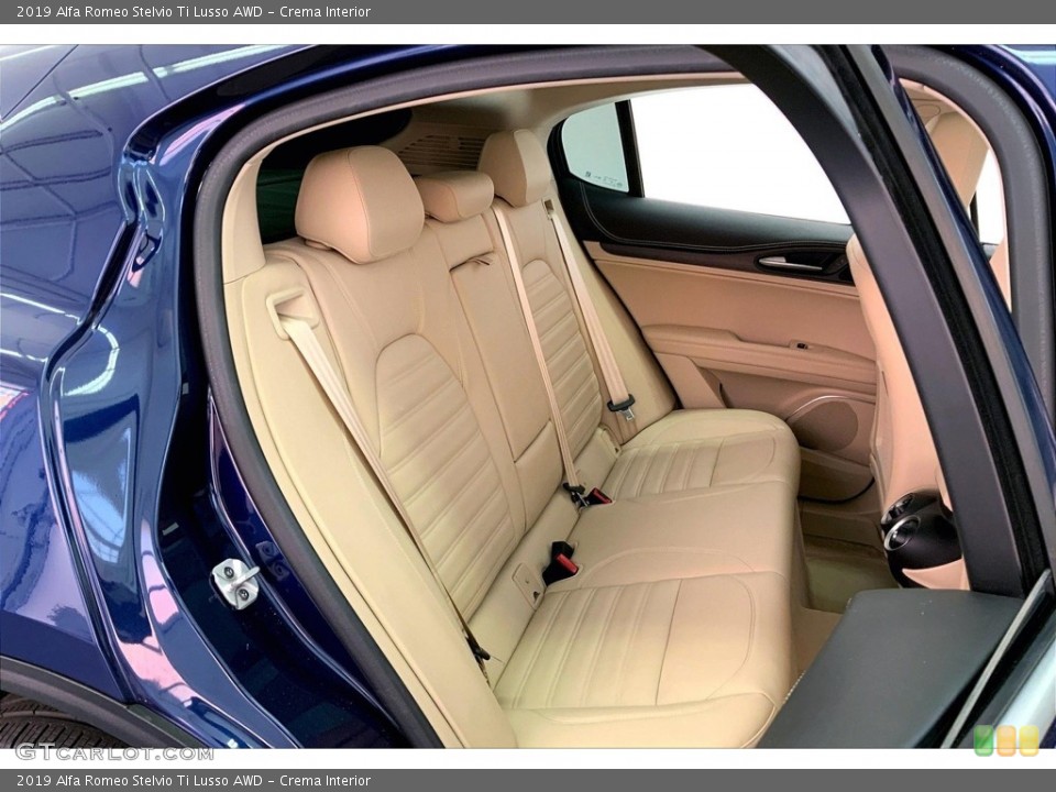 Crema Interior Rear Seat for the 2019 Alfa Romeo Stelvio Ti Lusso AWD #146663904