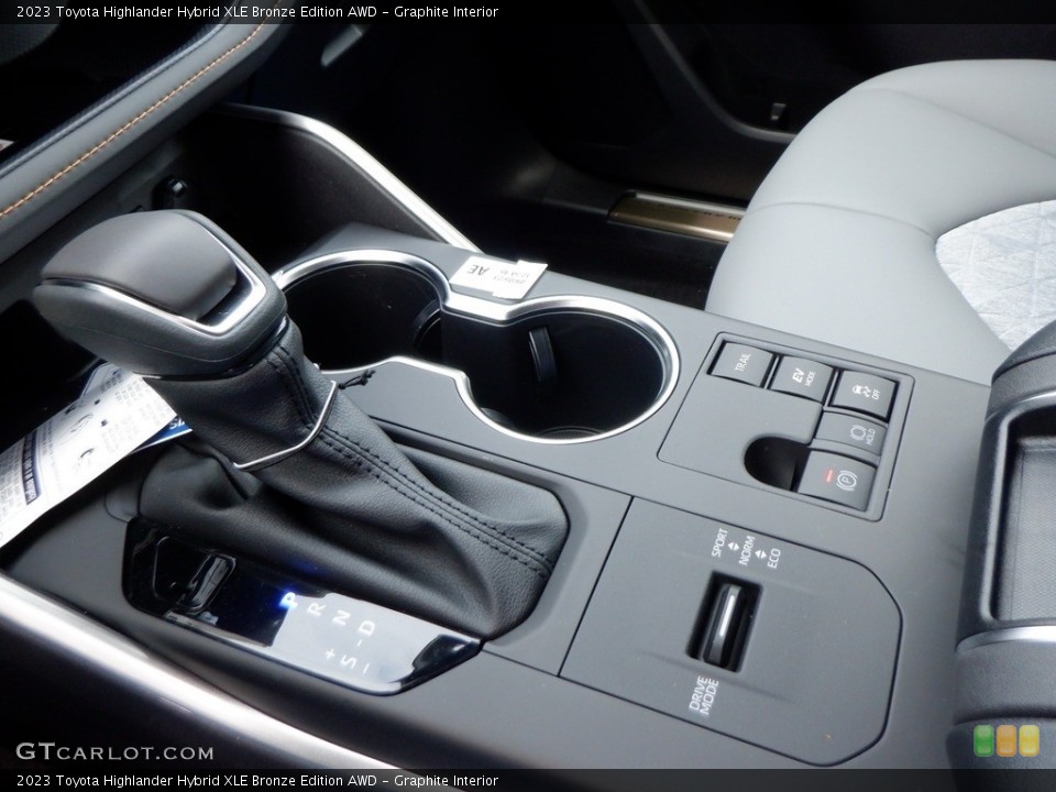 Graphite Interior Transmission for the 2023 Toyota Highlander Hybrid XLE Bronze Edition AWD #146664017