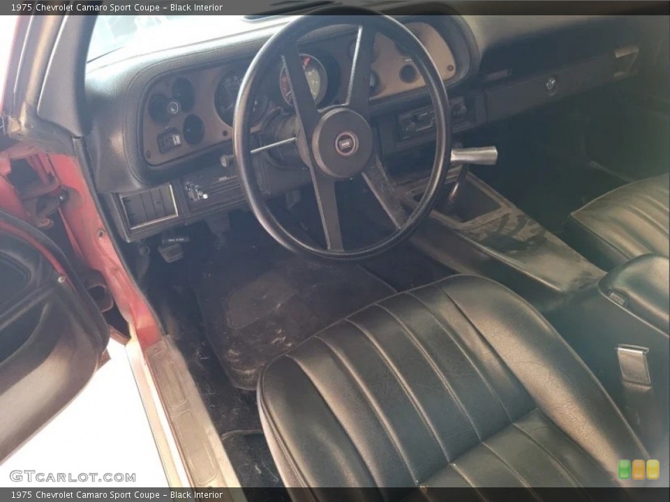 Black Interior Dashboard for the 1975 Chevrolet Camaro Sport Coupe #146664518