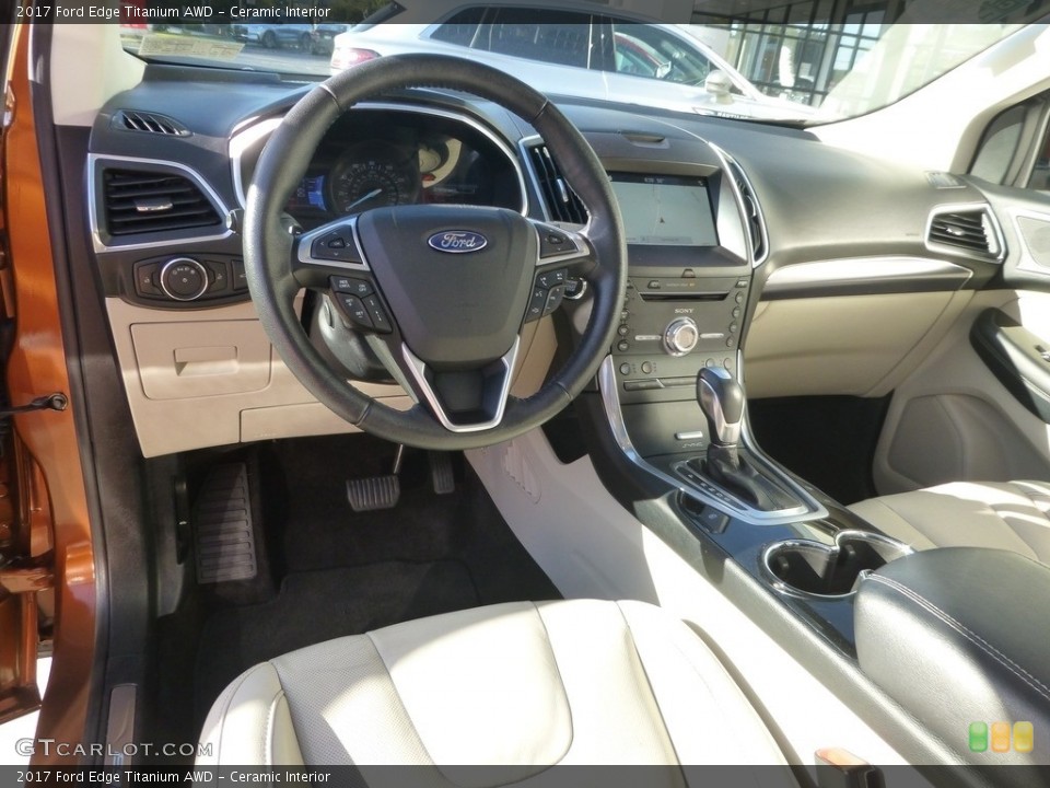Ceramic Interior Photo for the 2017 Ford Edge Titanium AWD #146664836