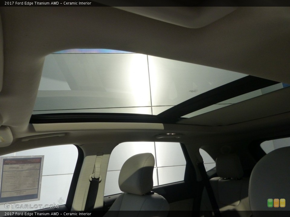 Ceramic Interior Sunroof for the 2017 Ford Edge Titanium AWD #146664895