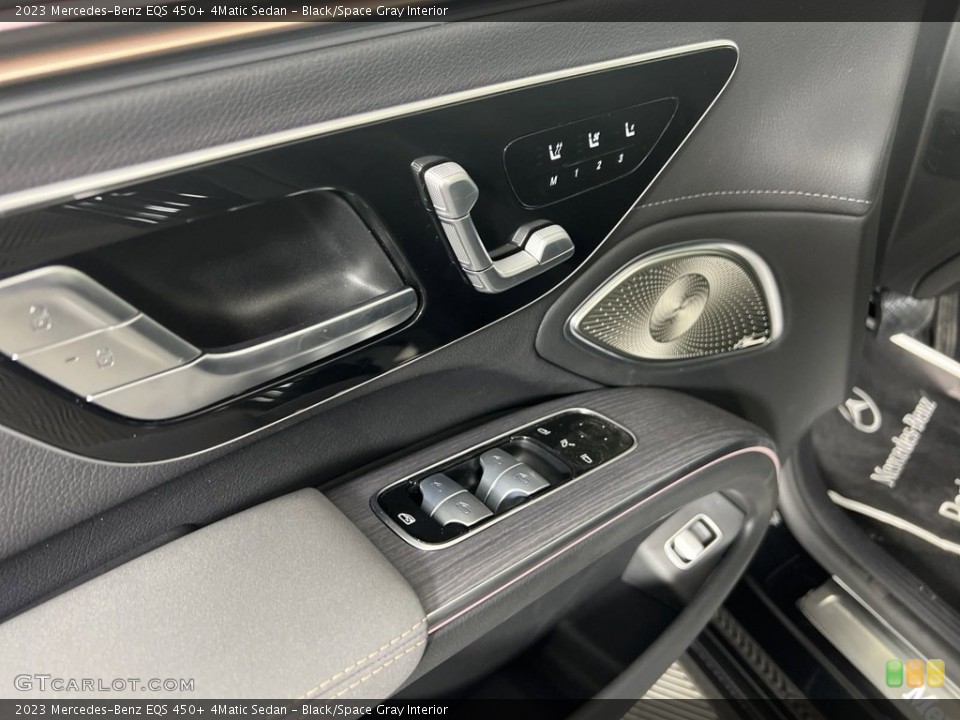 Black/Space Gray Interior Door Panel for the 2023 Mercedes-Benz EQS 450+ 4Matic Sedan #146665170
