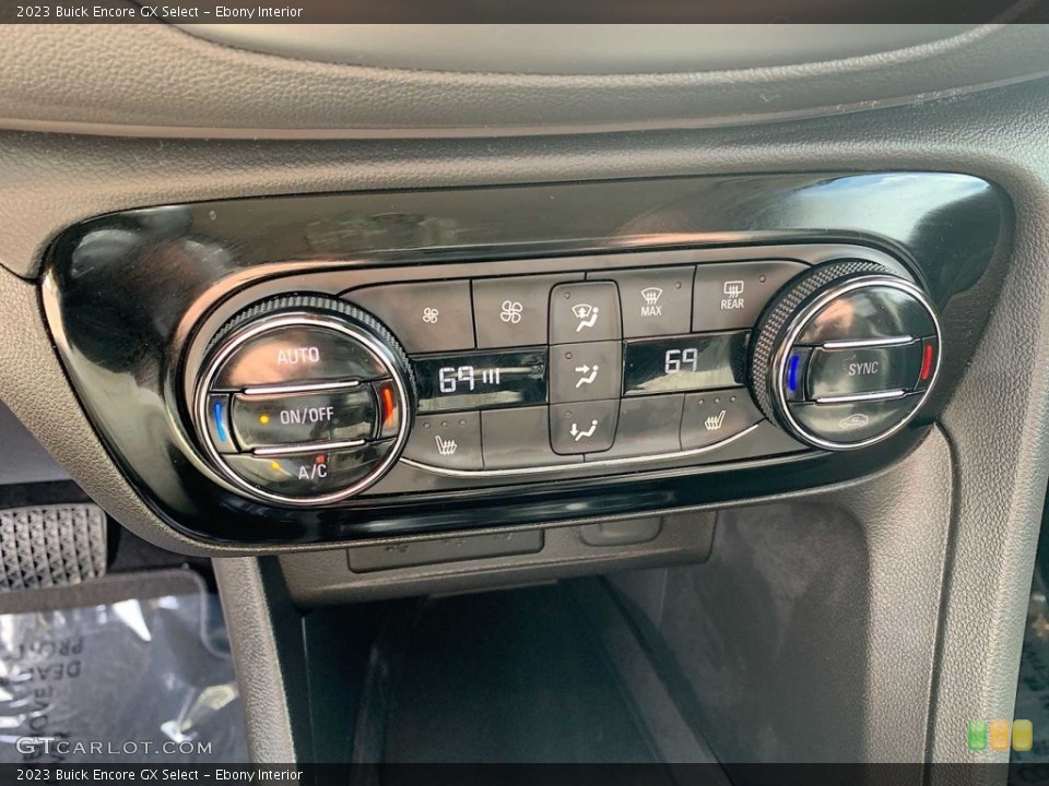 Ebony Interior Controls for the 2023 Buick Encore GX Select #146665180