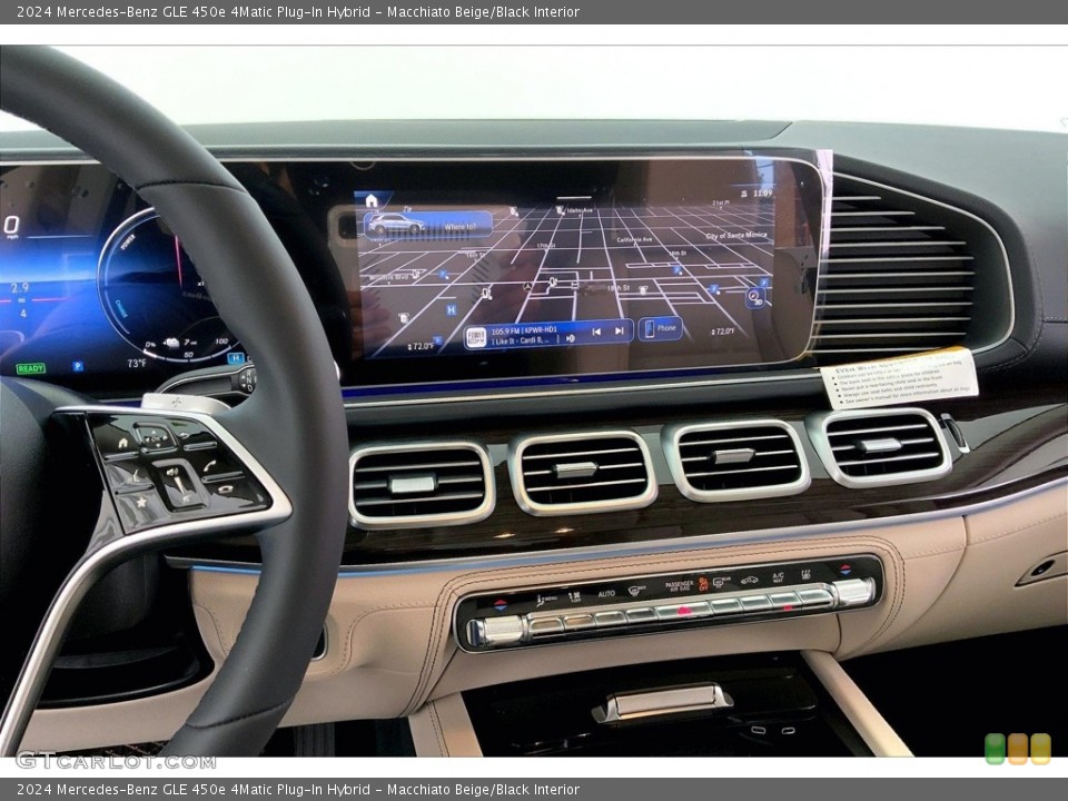 Macchiato Beige/Black Interior Controls for the 2024 Mercedes-Benz GLE 450e 4Matic Plug-In Hybrid #146665249