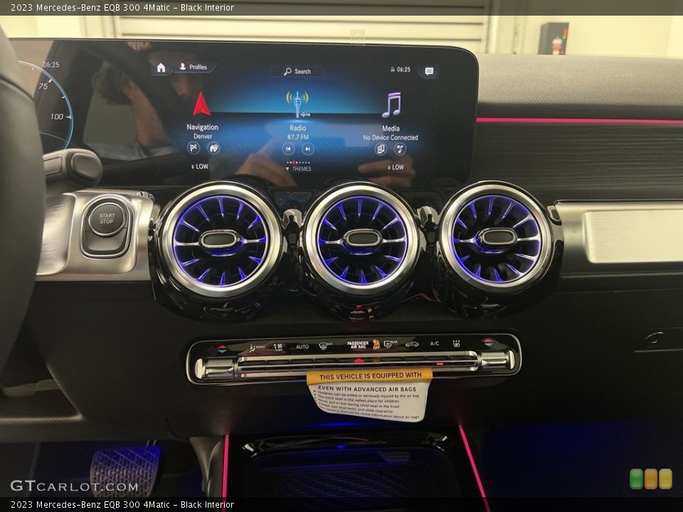 Black Interior Controls for the 2023 Mercedes-Benz EQB 300 4Matic #146665595