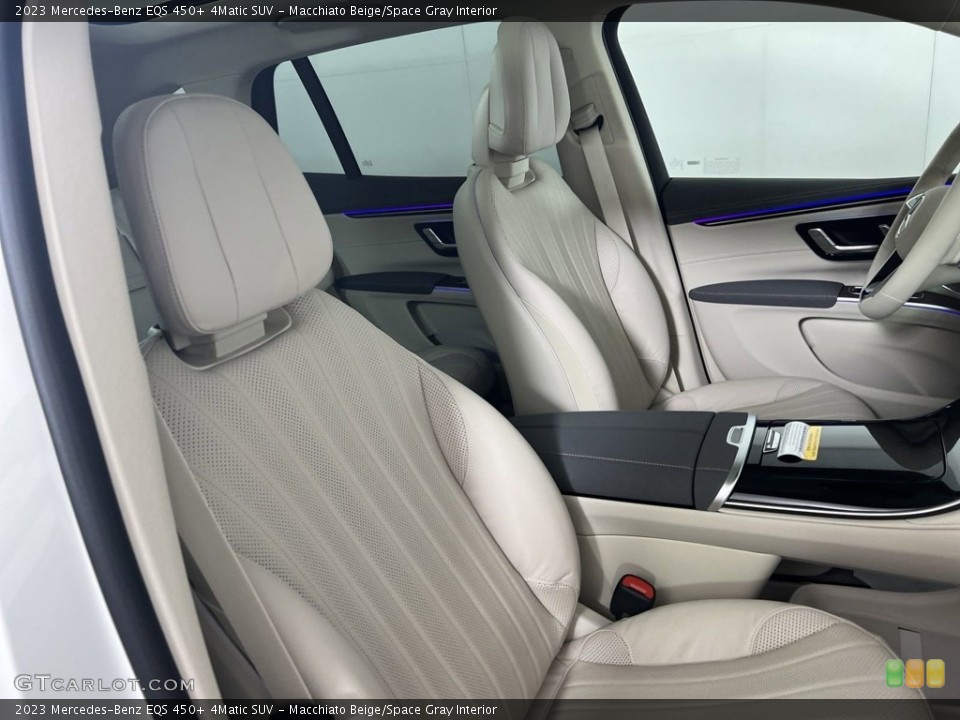 Macchiato Beige/Space Gray 2023 Mercedes-Benz EQS Interiors