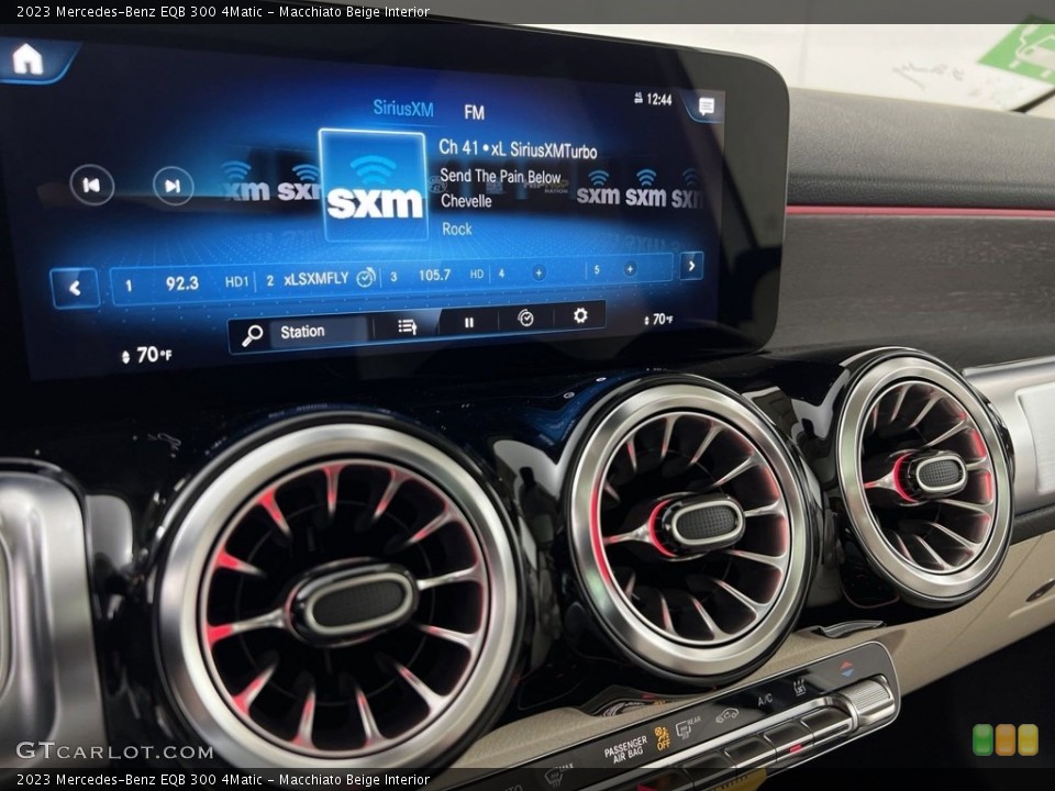 Macchiato Beige Interior Controls for the 2023 Mercedes-Benz EQB 300 4Matic #146666072