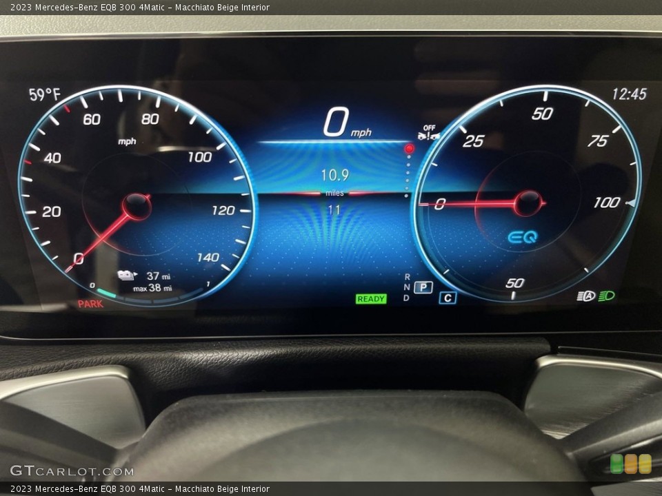 Macchiato Beige Interior Gauges for the 2023 Mercedes-Benz EQB 300 4Matic #146666147