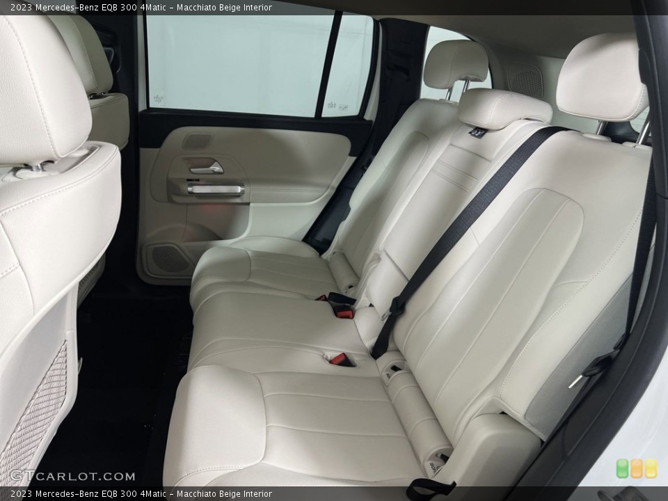 Macchiato Beige Interior Rear Seat for the 2023 Mercedes-Benz EQB 300 4Matic #146666180