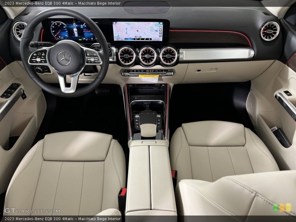 Macchiato Beige Interior Photo for the 2023 Mercedes-Benz EQB 300 4Matic #146666195