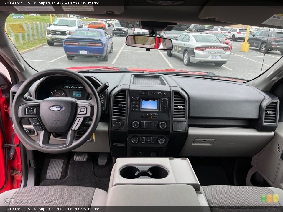 Earth Gray Interior Dashboard for the 2019 Ford F150 XL SuperCab 4x4 #146666206