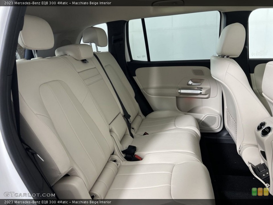 Macchiato Beige Interior Rear Seat for the 2023 Mercedes-Benz EQB 300 4Matic #146666210