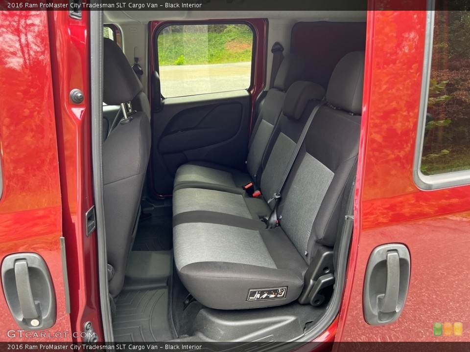 Black Interior Rear Seat for the 2016 Ram ProMaster City Tradesman SLT Cargo Van #146666626