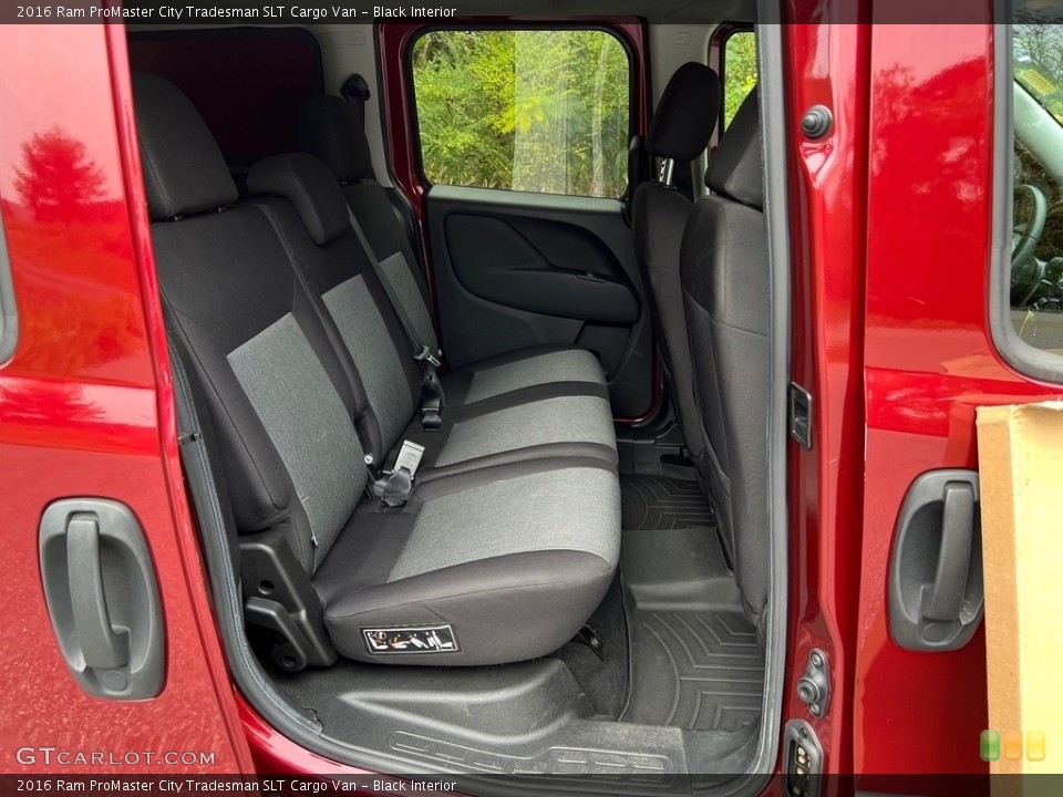 Black Interior Rear Seat for the 2016 Ram ProMaster City Tradesman SLT Cargo Van #146666655