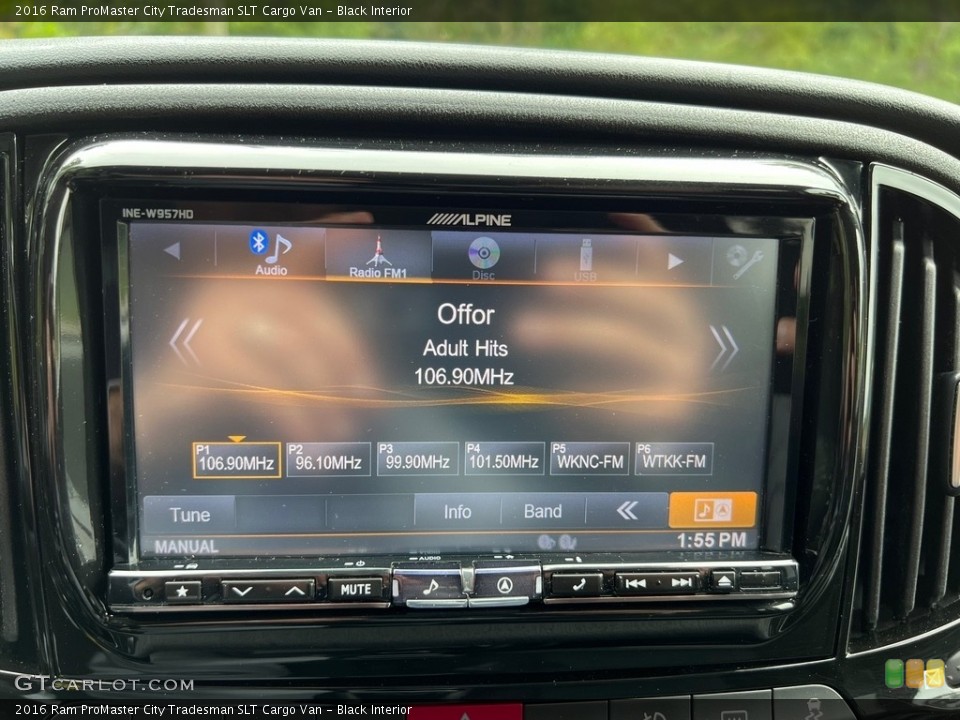 Black Interior Controls for the 2016 Ram ProMaster City Tradesman SLT Cargo Van #146666730