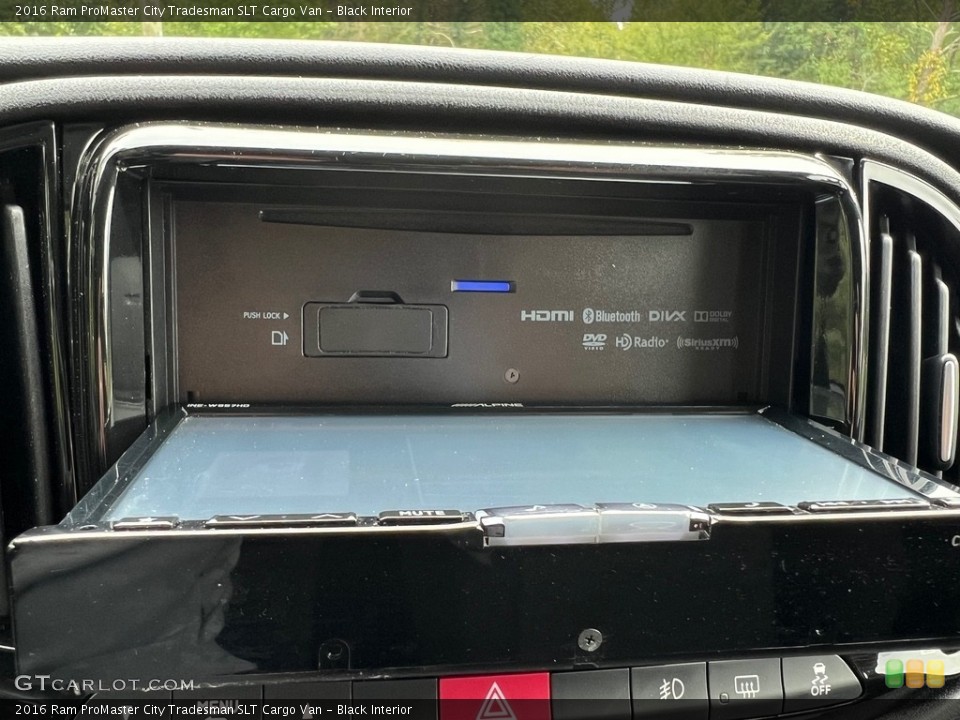 Black Interior Controls for the 2016 Ram ProMaster City Tradesman SLT Cargo Van #146666760