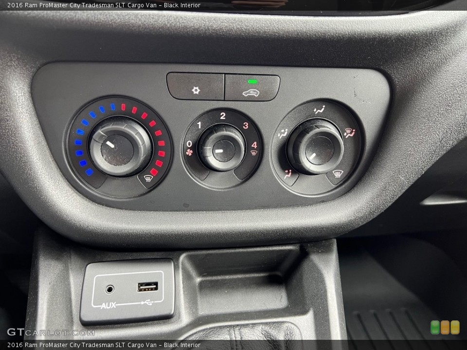 Black Interior Controls for the 2016 Ram ProMaster City Tradesman SLT Cargo Van #146666788