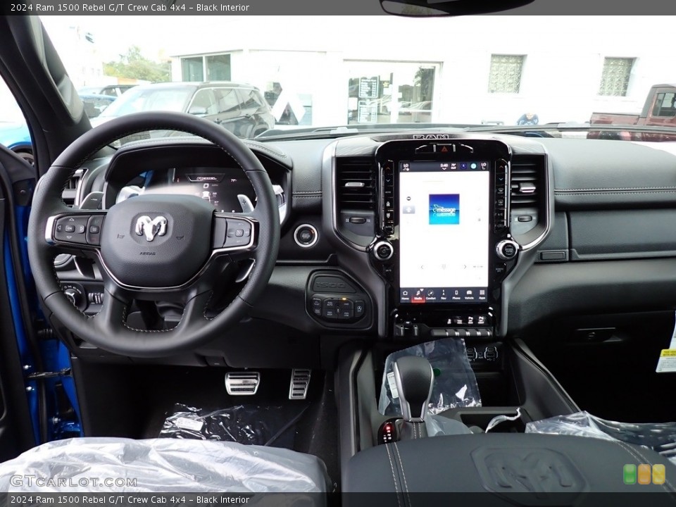 Black Interior Dashboard for the 2024 Ram 1500 Rebel G/T Crew Cab 4x4 #146668148