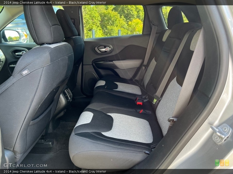 Iceland - Black/Iceland Gray Interior Rear Seat for the 2014 Jeep Cherokee Latitude 4x4 #146668499