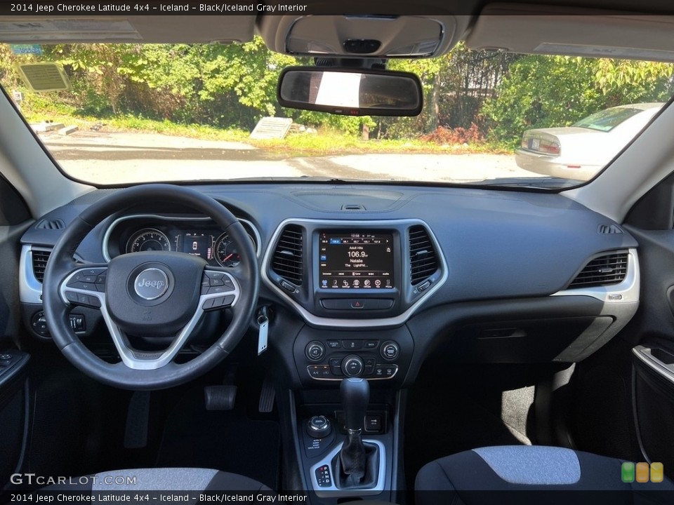 Iceland - Black/Iceland Gray Interior Photo for the 2014 Jeep Cherokee Latitude 4x4 #146668520