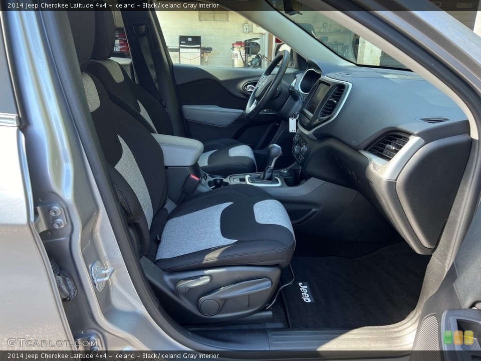 Iceland - Black/Iceland Gray Interior Photo for the 2014 Jeep Cherokee Latitude 4x4 #146668592