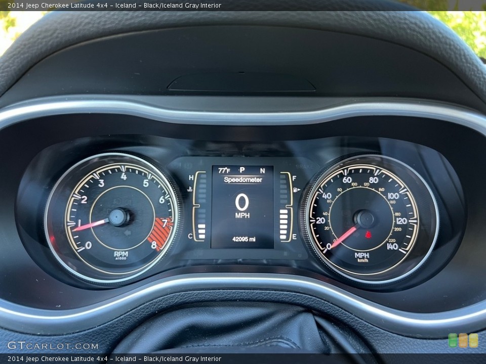 Iceland - Black/Iceland Gray Interior Gauges for the 2014 Jeep Cherokee Latitude 4x4 #146668661