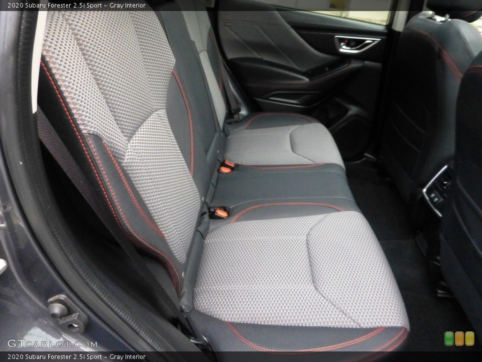 Gray Interior Rear Seat for the 2020 Subaru Forester 2.5i Sport #146668856