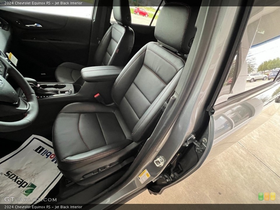 Jet Black Interior Front Seat for the 2024 Chevrolet Equinox RS #146668940