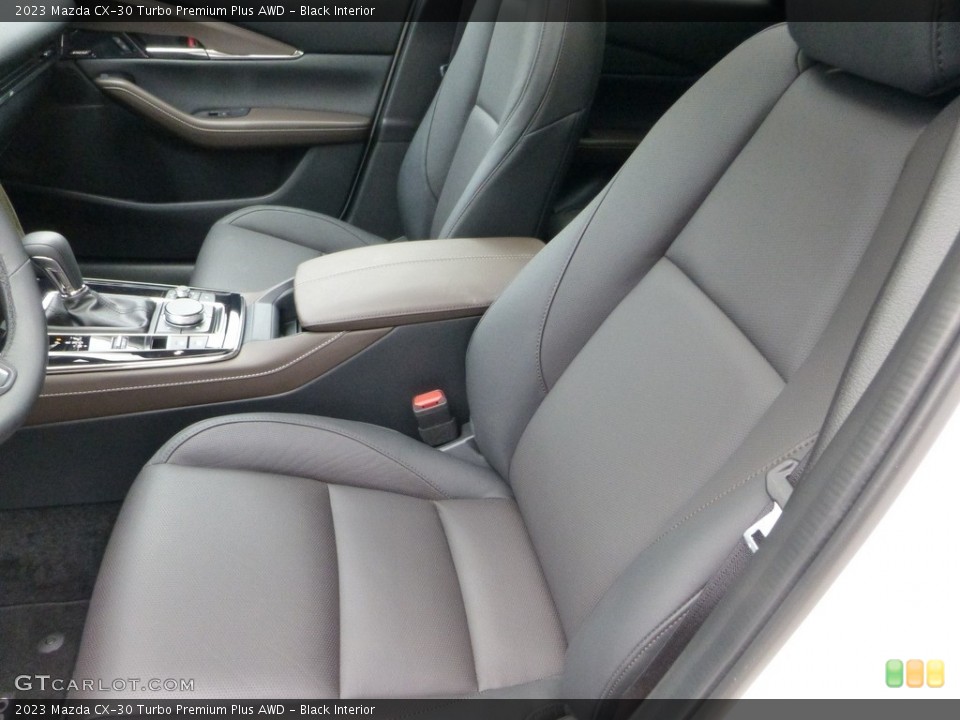 Black Interior Front Seat for the 2023 Mazda CX-30 Turbo Premium Plus AWD #146669351