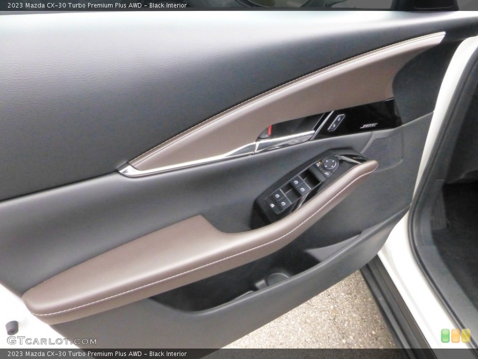Black Interior Door Panel for the 2023 Mazda CX-30 Turbo Premium Plus AWD #146669405