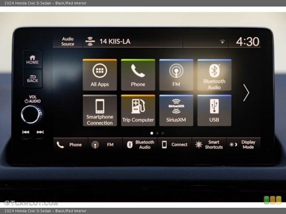 Black/Red Interior Controls for the 2024 Honda Civic Si Sedan #146669564