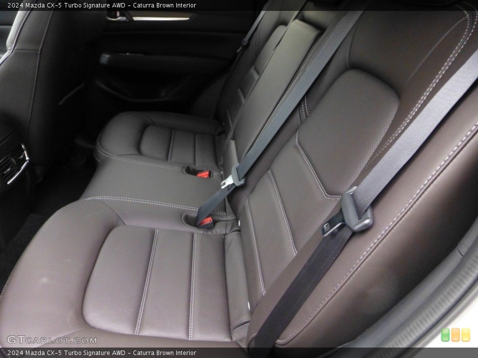 Caturra Brown Interior Rear Seat for the 2024 Mazda CX-5 Turbo Signature AWD #146669693