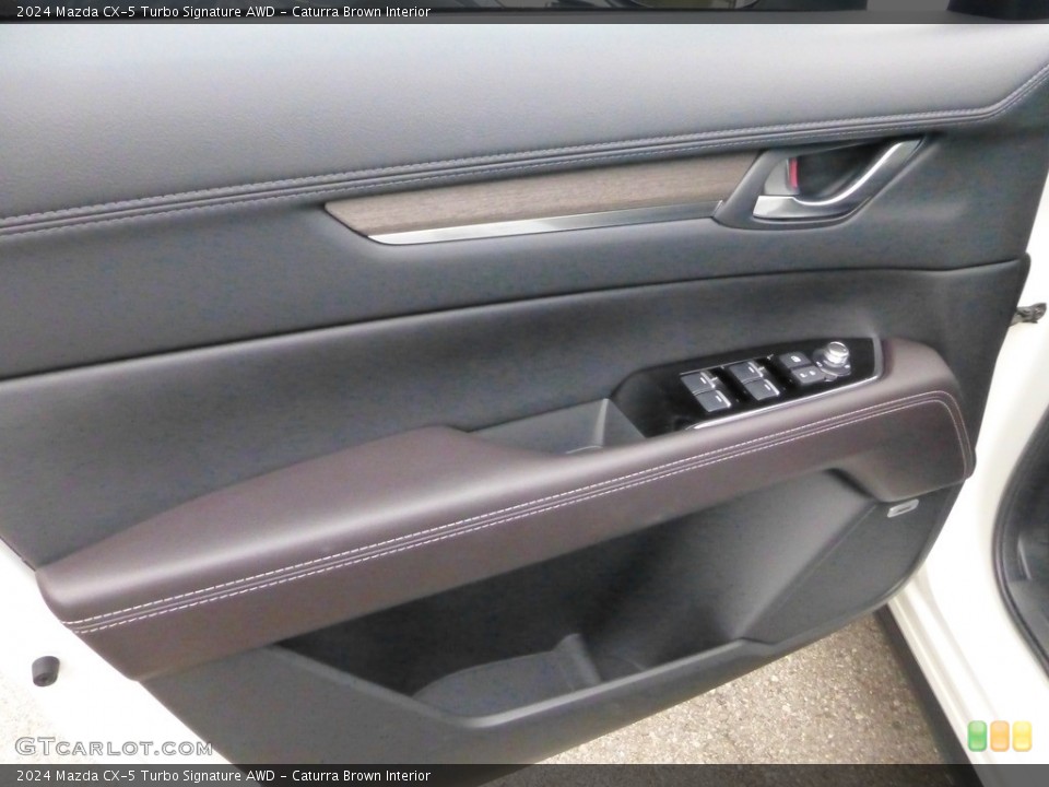 Caturra Brown Interior Door Panel for the 2024 Mazda CX-5 Turbo Signature AWD #146669741