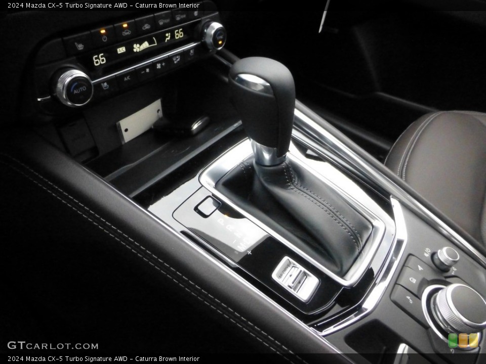 Caturra Brown Interior Transmission for the 2024 Mazda CX-5 Turbo Signature AWD #146669783