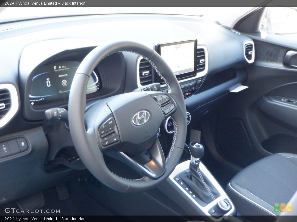 Black Interior Dashboard for the 2024 Hyundai Venue Limited #146669831