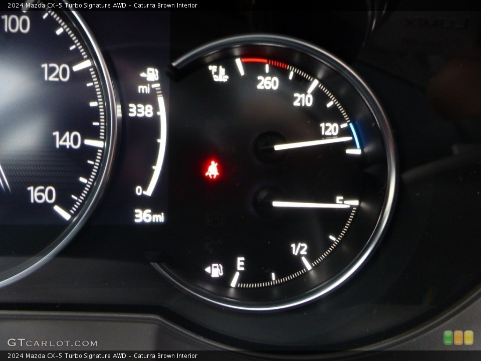 Caturra Brown Interior Gauges for the 2024 Mazda CX-5 Turbo Signature AWD #146669852