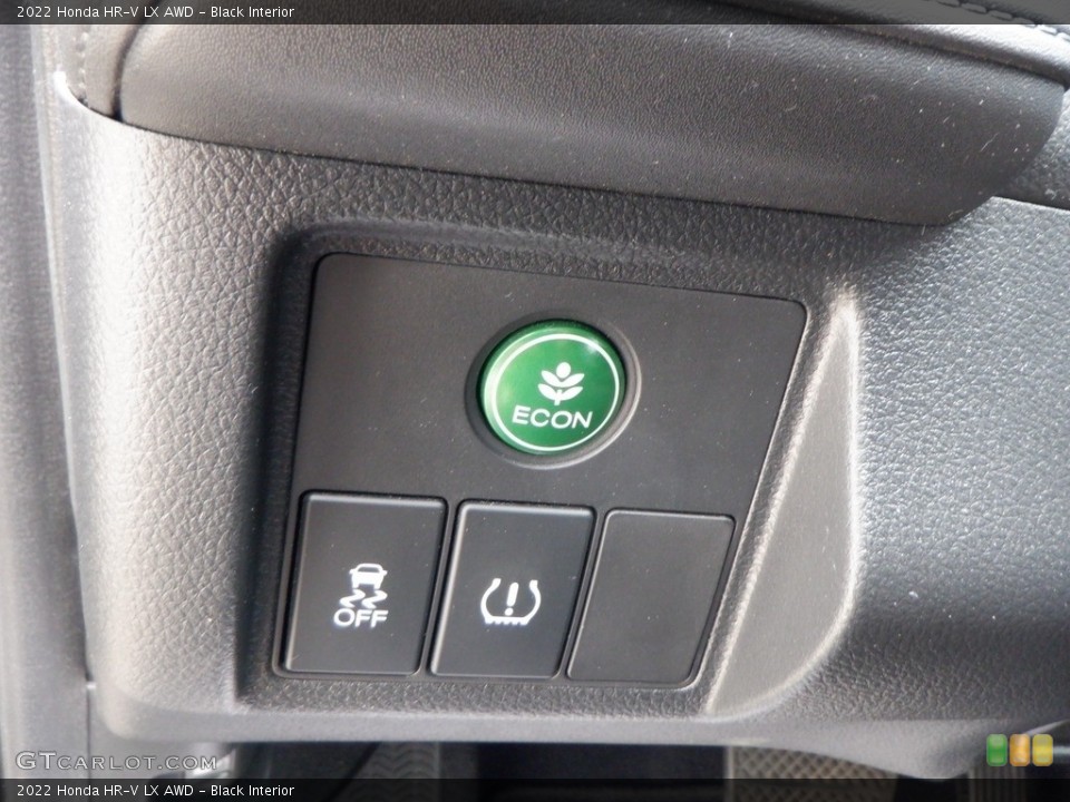 Black Interior Controls for the 2022 Honda HR-V LX AWD #146669885