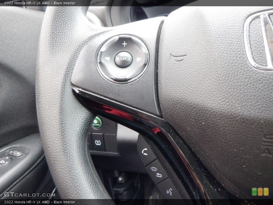 Black Interior Steering Wheel for the 2022 Honda HR-V LX AWD #146670152