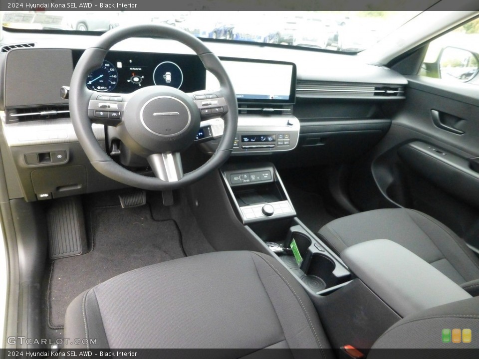 Black Interior Photo for the 2024 Hyundai Kona SEL AWD #146670176
