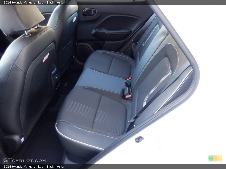 Black Interior Rear Seat for the 2024 Hyundai Venue Limited #146670236