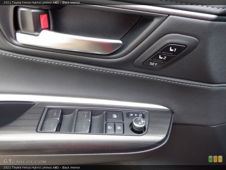Black Interior Controls for the 2021 Toyota Venza Hybrid Limited AWD #146670968