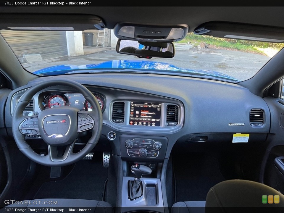 Black Interior Dashboard for the 2023 Dodge Charger R/T Blacktop #146671526