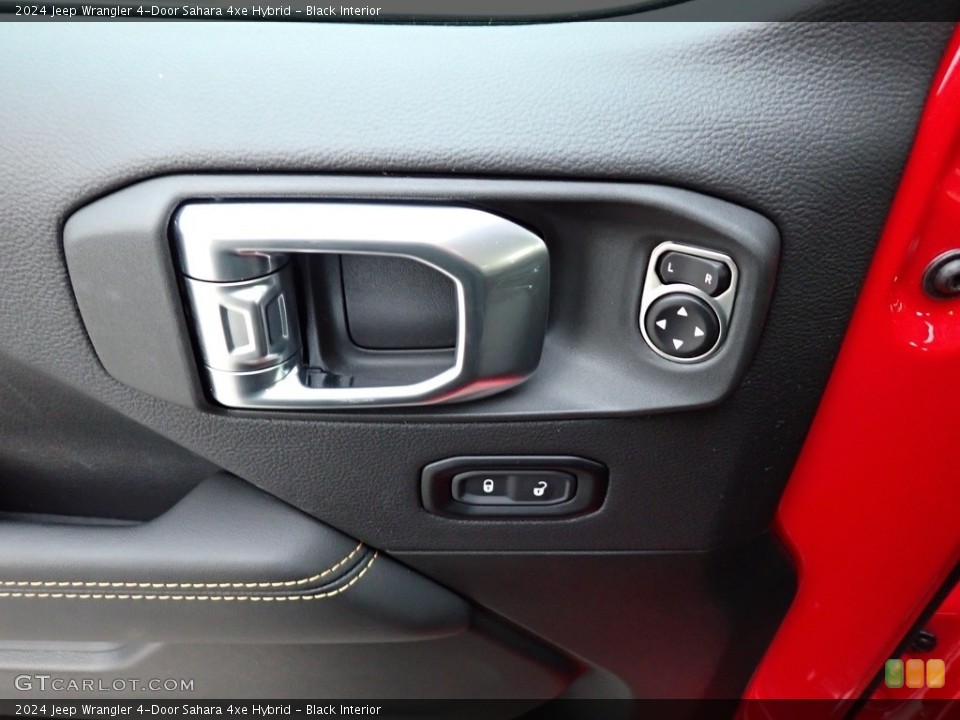 Black Interior Door Panel for the 2024 Jeep Wrangler 4-Door Sahara 4xe Hybrid #146671781