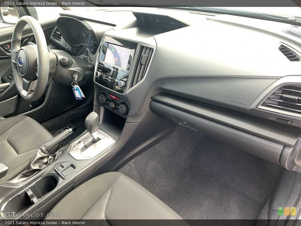 Black Interior Dashboard for the 2021 Subaru Impreza Sedan #146672135