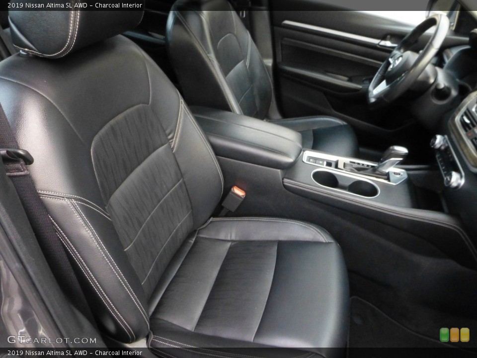 Charcoal Interior Front Seat for the 2019 Nissan Altima SL AWD #146672675