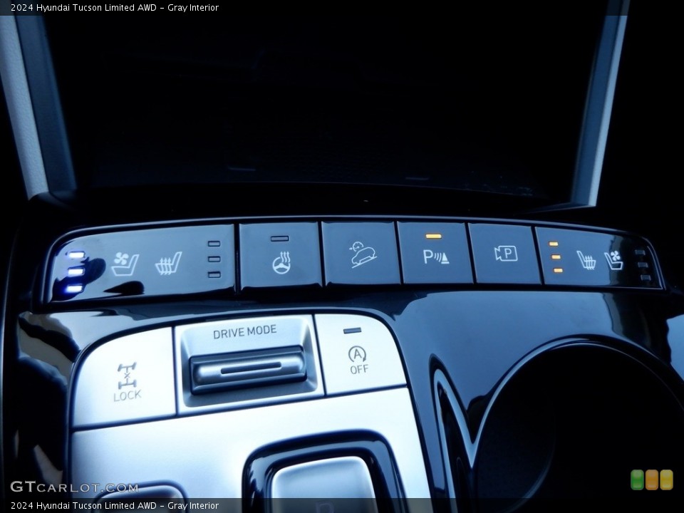 Gray Interior Controls for the 2024 Hyundai Tucson Limited AWD #146672686